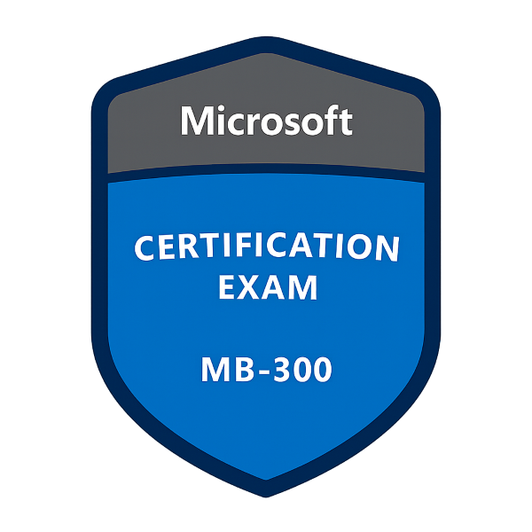 MB-300 certification badge