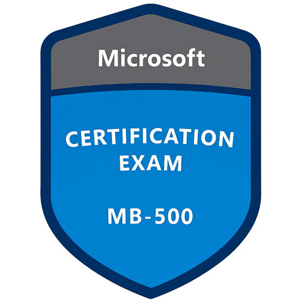 MB-500 certification badge