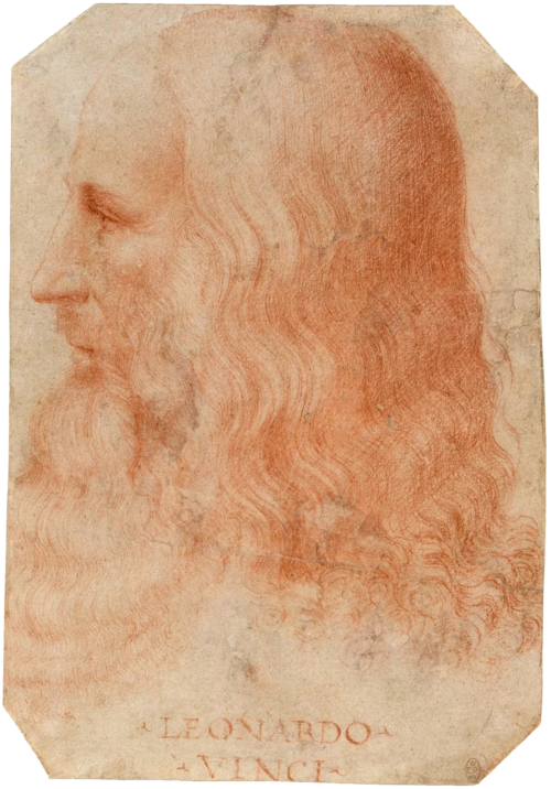 Historical portrait of Leonardo da Vinci