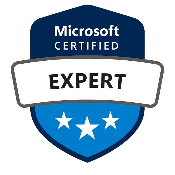 MS Certified Expert certification badge