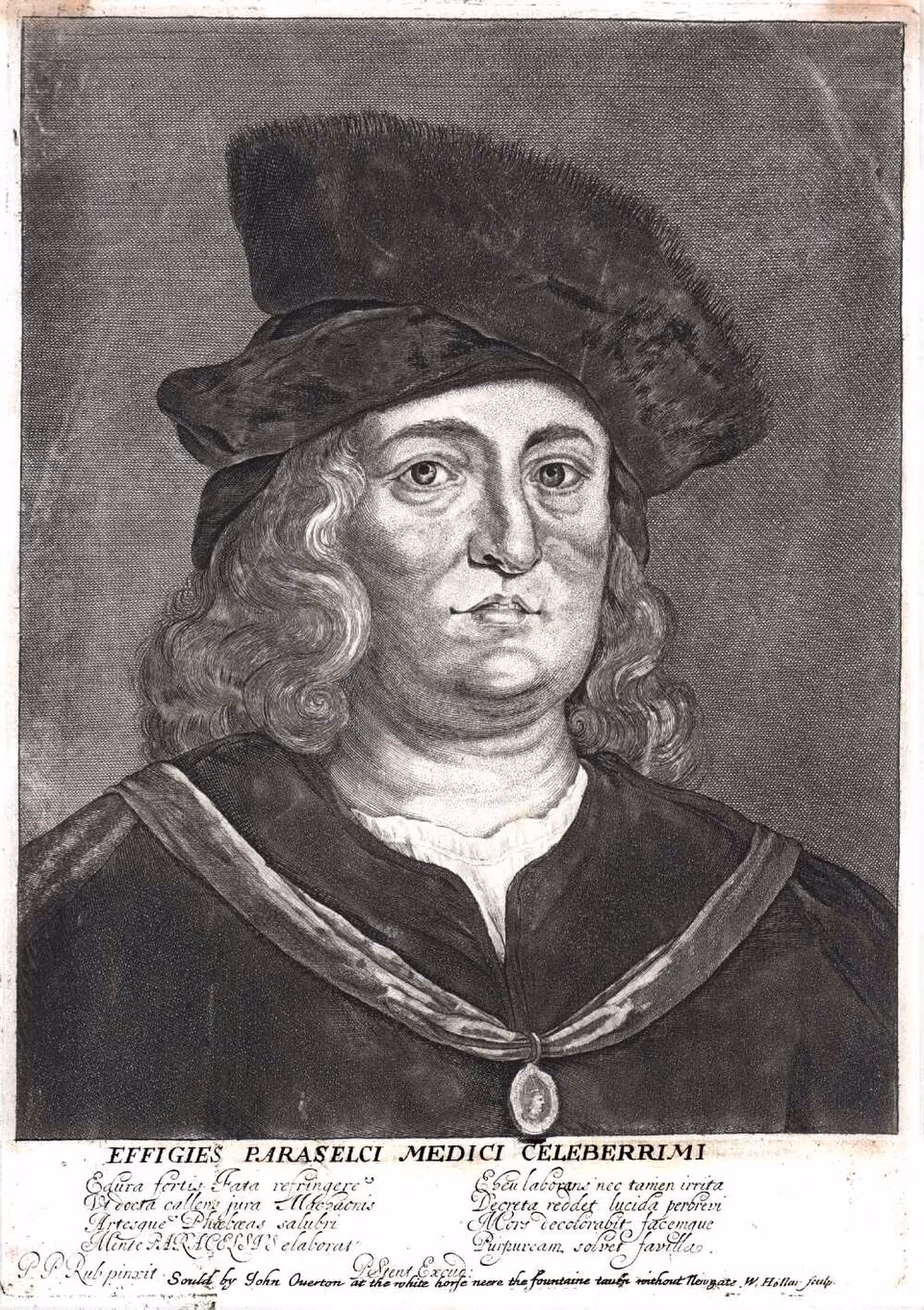 Historical portrait of Paracelsus.